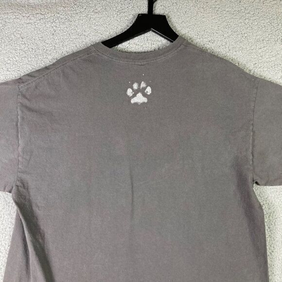 Funny Mens Dog Tee Shirt Unisex Adult Size 2XL‎ XXL Graphic Jurassic Bark Grey - Picture 5 of 6